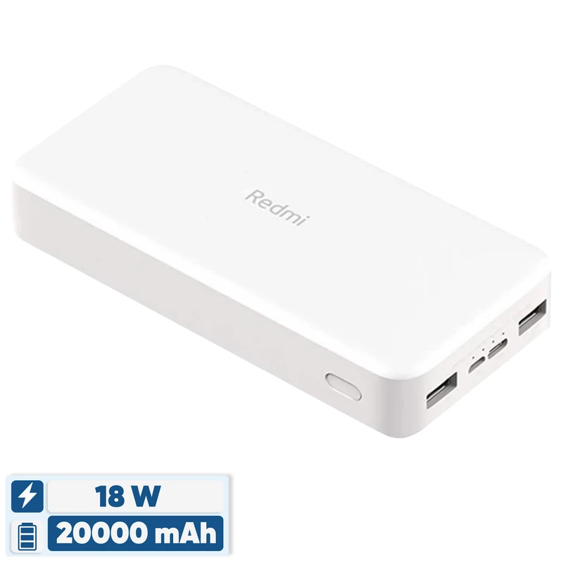 پاوربانک 20000 میلی‌آمپرساعت 18وات شیائومی  مدل Redmi PB200LZM