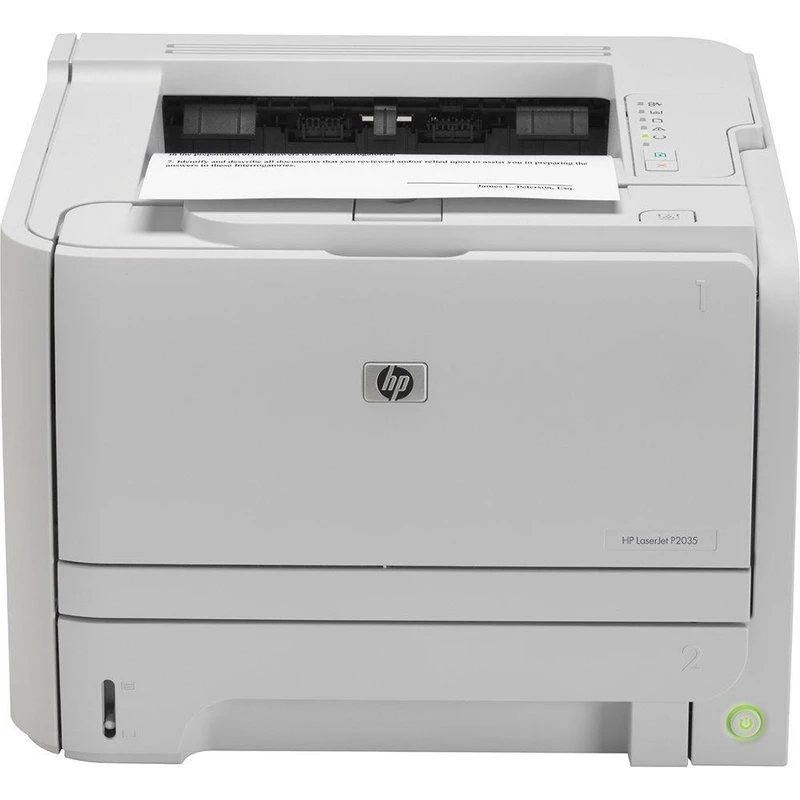 پرینتر استوک اچ پی تک رنگ تک کاره با چاپ لیزری مدل LaserJet P2035، سایز چاپ A4